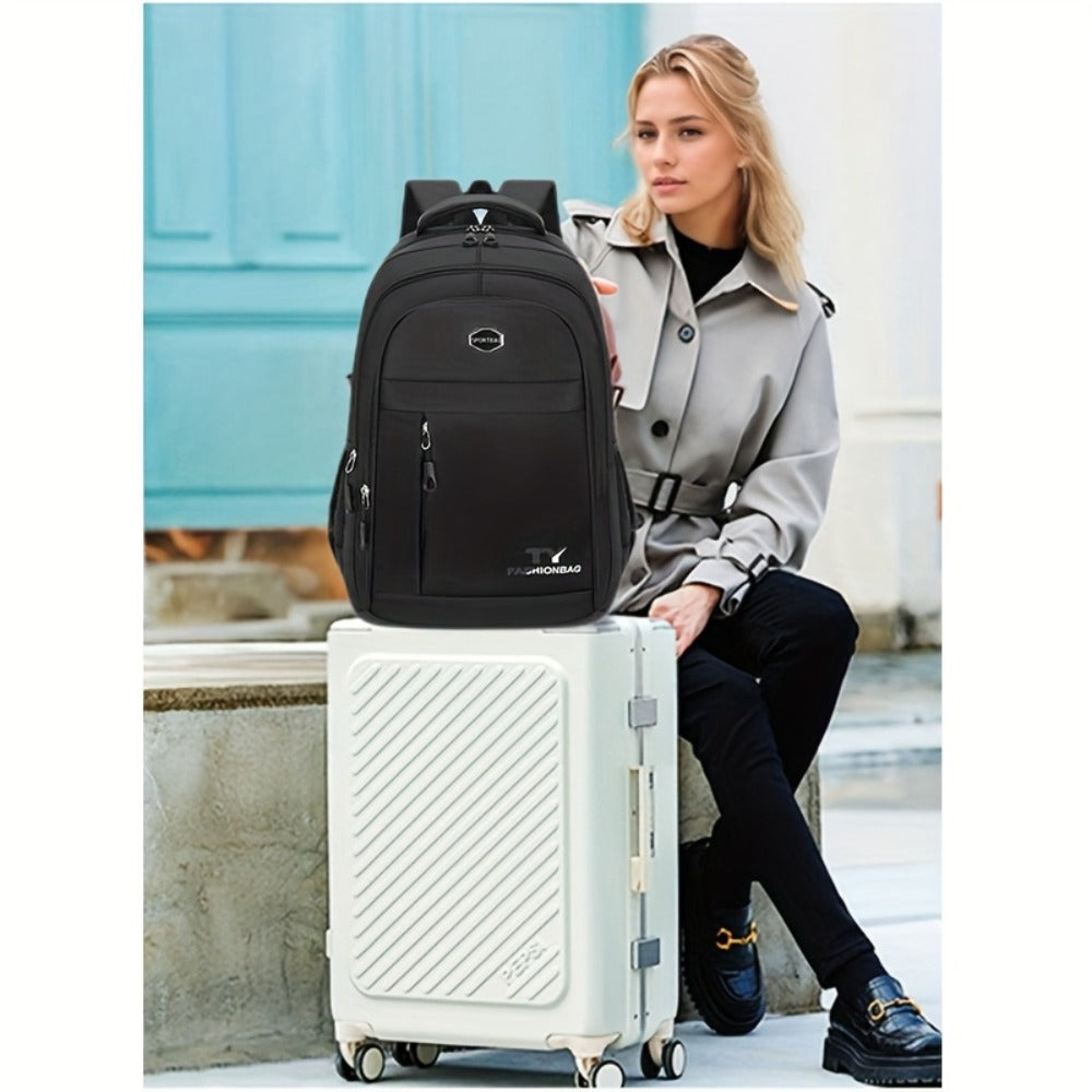 A New Stylish Business Laptop Backpack with Multiple Compartments, Large Capacity And Multiple Functions, Equipped with Adjustable Thick Shoulder Straps, Suitable for School, Work, Travel And Daily Commuting, Unisex, Holiday Gift