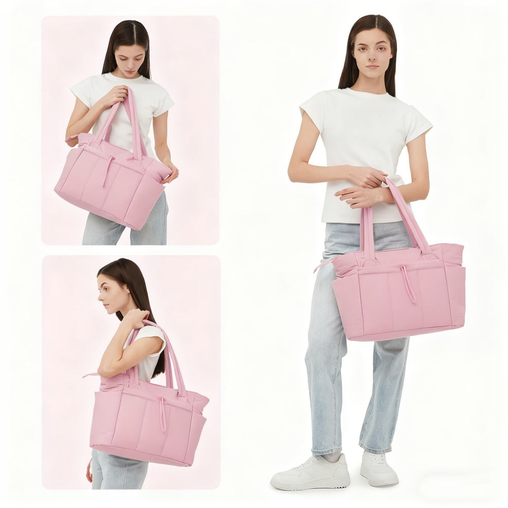 Laptop Bag – 10 Colors, Quilted, Trolley Sleeve, for Travel & Work | Bag Vero – detail view 22