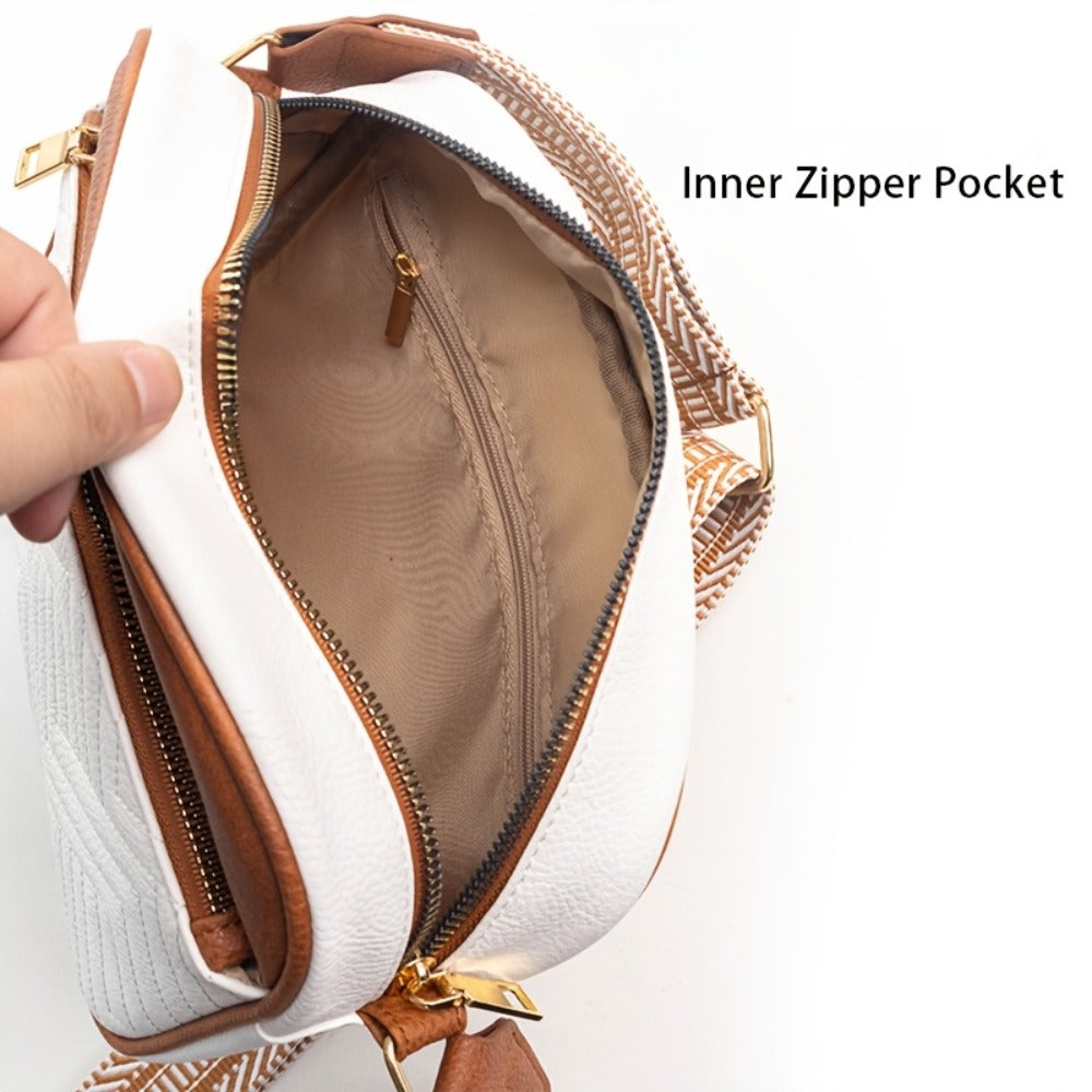 Crossbody Bag For Women Travel - Vegan Leather Crossbody Purse Quilted Small Shoulder Handbag With Adjustable Strap - For Fashionable Women - Suitable for Travel & Everyday Use - Perfect Gift for Her