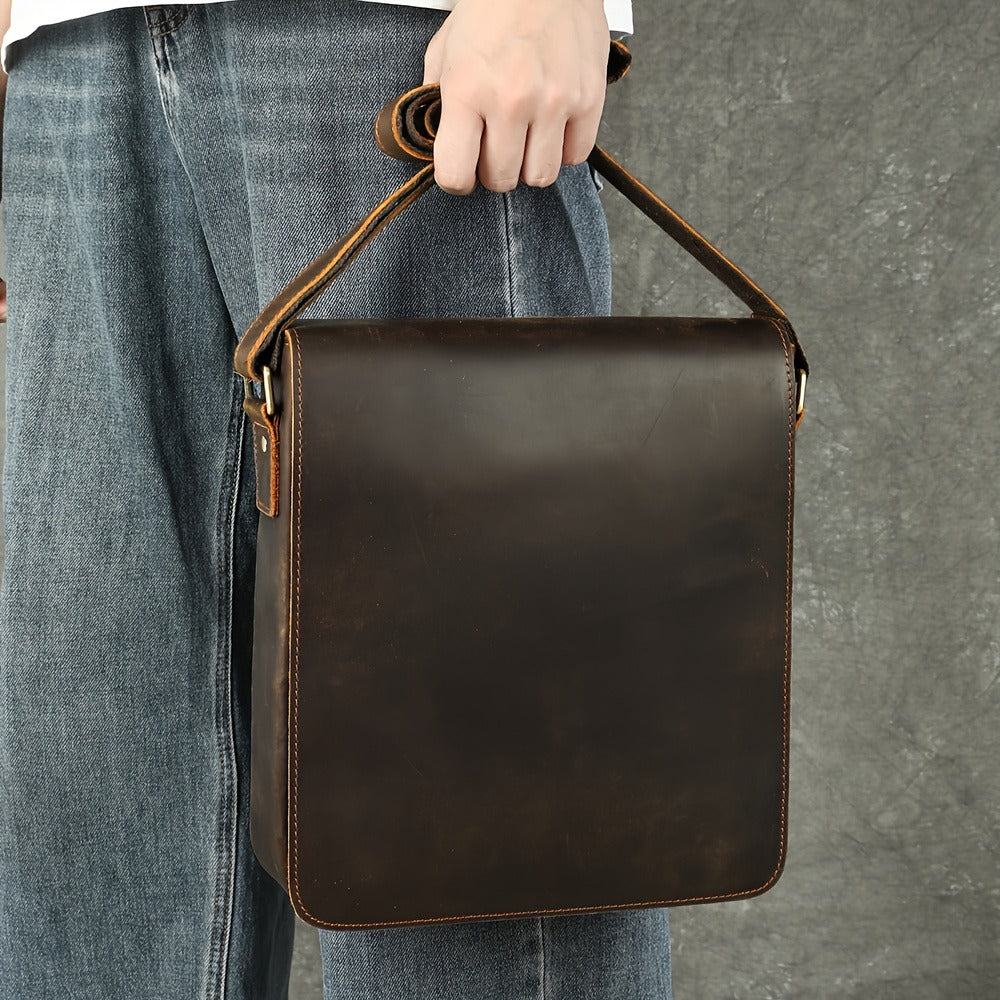 Laptop Bag – Genuine Leather, for Travel & Work | Bag Vero – detail view 10