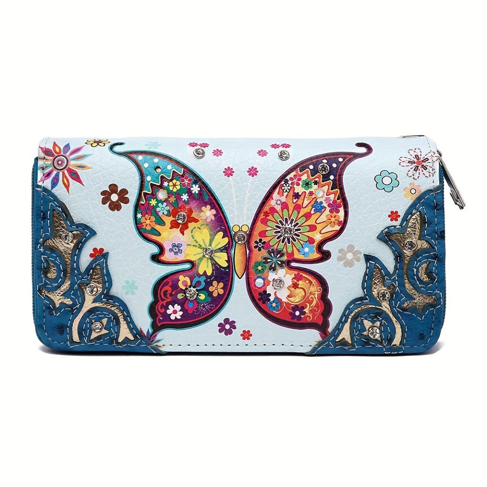 Women's Wallet – Butterfly Floral Western Set Phone | Bag Vero – detail view 24