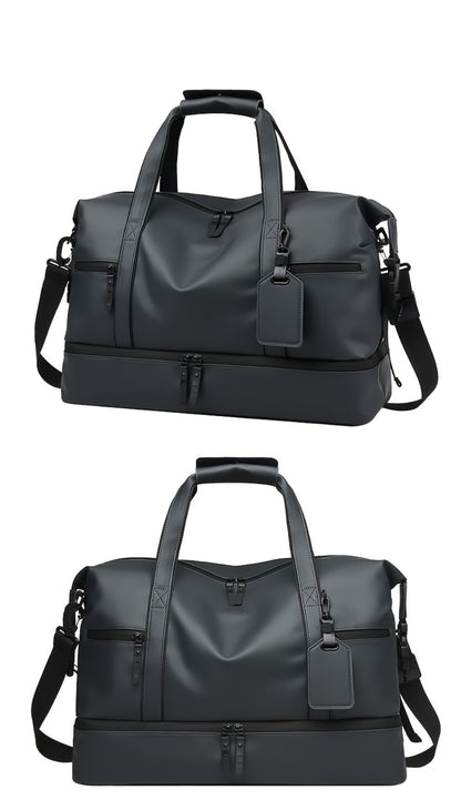 Overnight Bag Carry on Bag Travel Bag with Shoe Pouch Large - Capacity Men'S Weekend Travel Bag with Shoe Compartment Large - Capacity Sports And Fitness Bag, Men'S Handbag, Short - Distance Travel Backpack, Women'S Single - Shoulder Bag