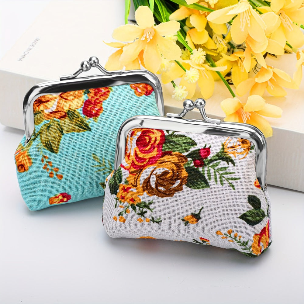 Men's Wallet – Mini, Floral Coin Set Of Metal | Bag Vero – detail view 4