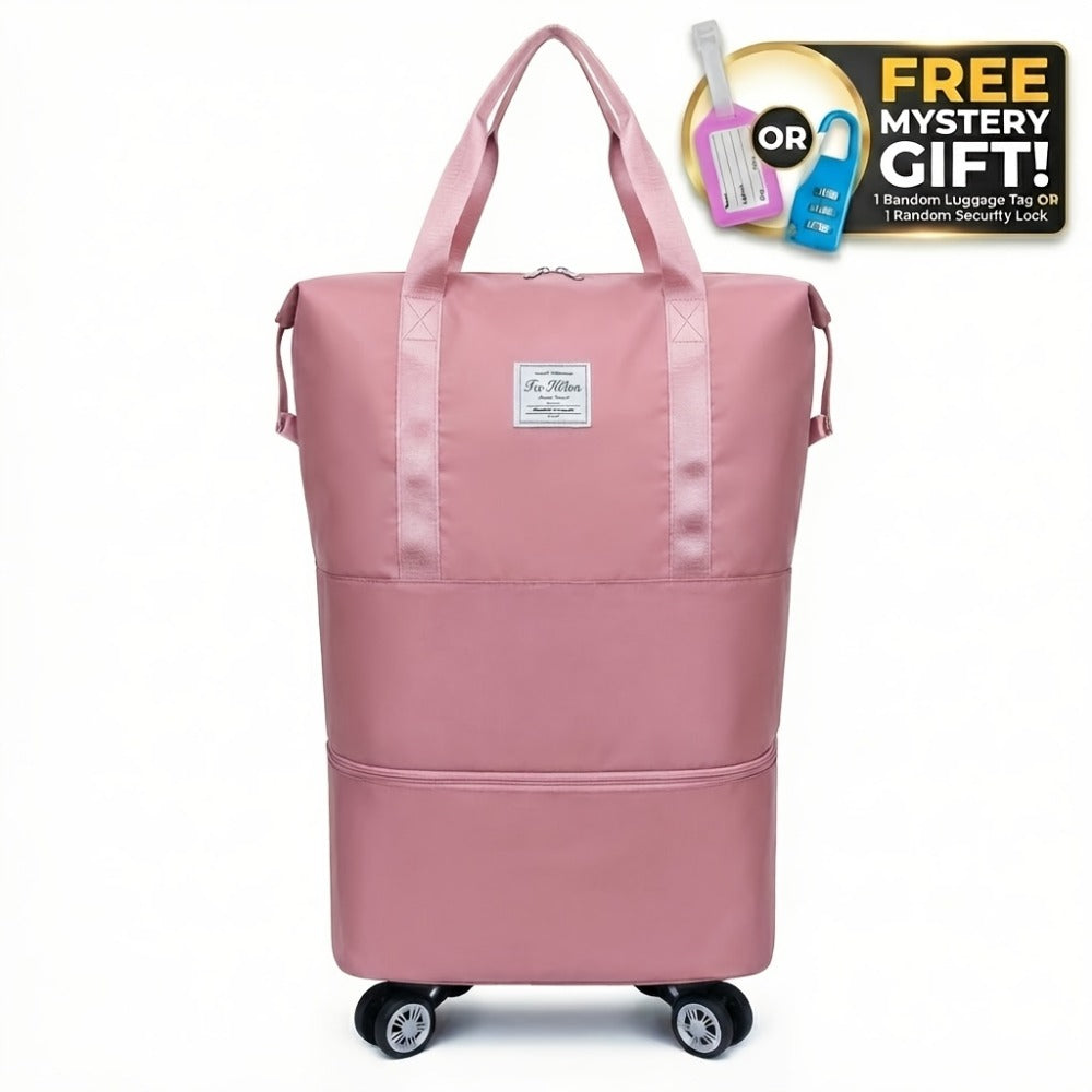 Gym Duffel Bag – Nylon, Spinner Wheels, Expandable, for Travel | Bag Vero – detail view 14