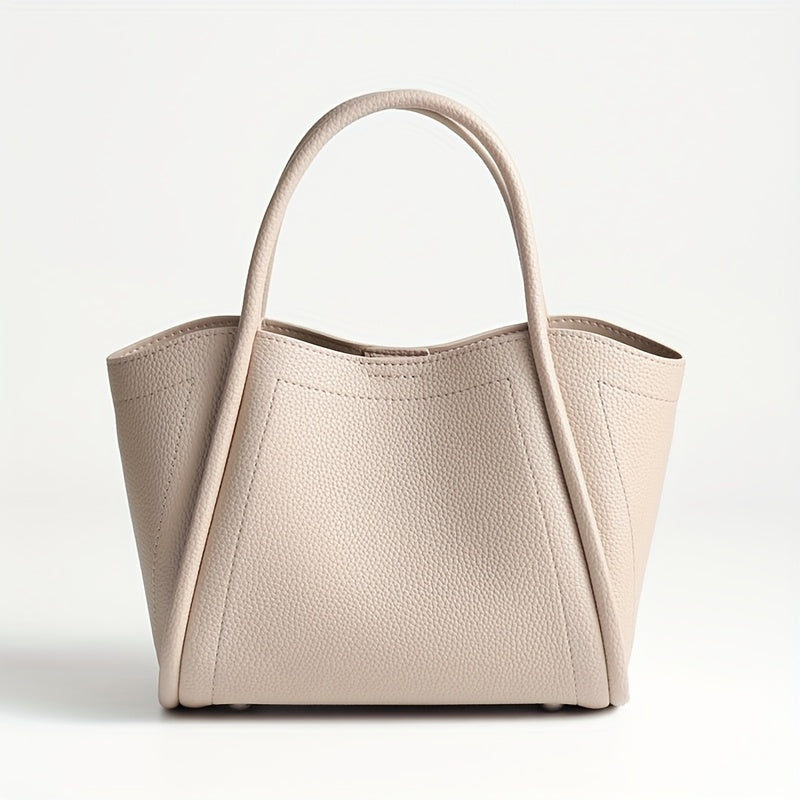 Cowhide Leather Vegetable Basket Bag New Luxury Leather Niche Design Shoulder Bag Crossbody Tote