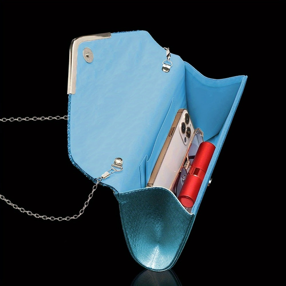 Women's Wallet – Glamorous Sequin Party Clutch Set | Bag Vero – detail view 13