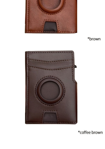 Men'S Slim Bifold Wallet - Genuine Leather RFID Blocking Wallet with Credit Card Slots, Bill Compartment & ID Window (Black), Minimalist Design, Ideal Gift for Father'S Day & Thanksgiving