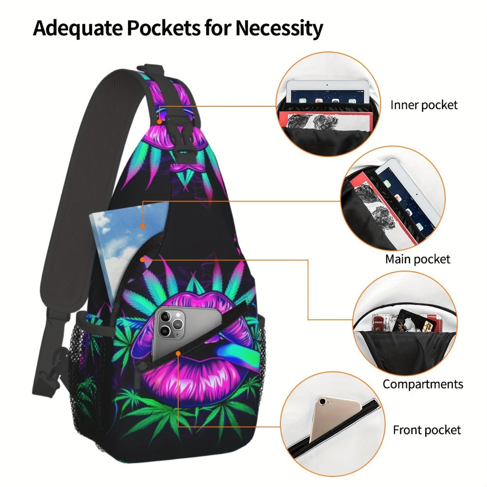 Sling Bag – Polyester, Large Capacity, for Travel & School | Bag Vero – detail view 3