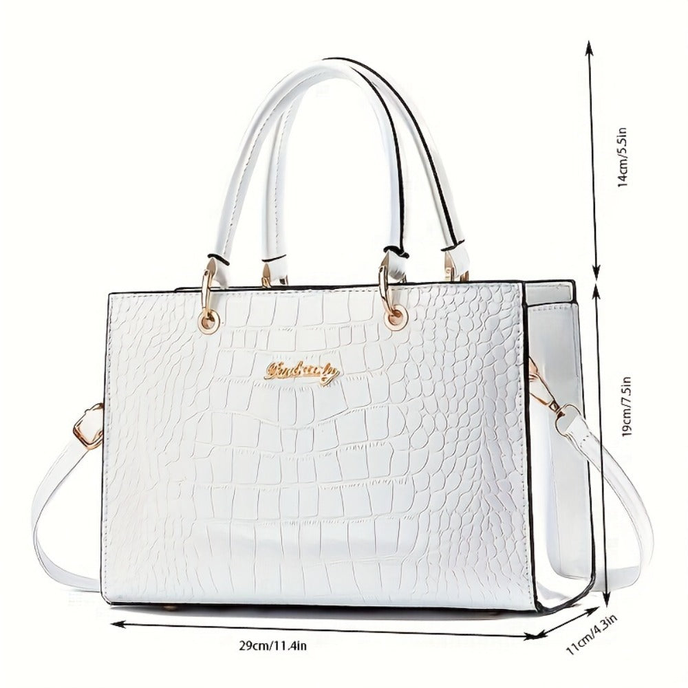 Women's Handbag 2025 New Korean Style Fashionable Textured Trendy Crossbody Shoulder Bag, Versatile and Simple Tote