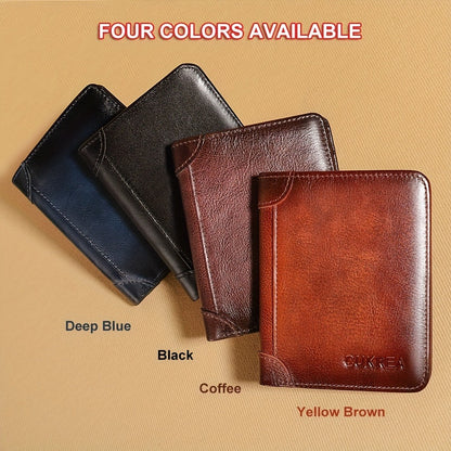 Men's Wallet – RFID Blocking, Top Grain Cowhide Rfid Blocking | Bag Vero – alternate view