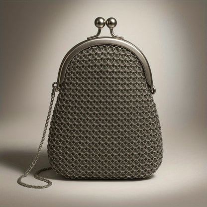 Women's Wallet – Mini, Metal Mesh Coin Chain Strap | Bag Vero – detail view 3