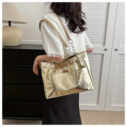 Fashion Large Capacity Tote Bag for Women Stylish Shoulder Handbag Perfect for Office Commute And Daily Use