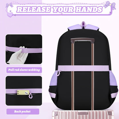 Laptop Backpack – 15.6 Inch, Trolley Sleeve, for Travel & School | Bag Vero – detail view 10