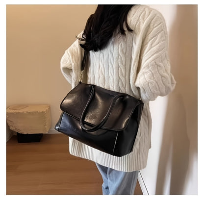Leather Satchel for Women Handmade Vintage Top Handle Handbag Retro Crossbody Handbags Purse