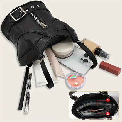 Hot Hot Bags in Europe And America, Fashion Trend Designer Catwalk Handbags, Dark Punk Zipper Bags, Creative Shape Small Bags, Hand-Carrying Coin Wallets, Factory Supplies, High Quality