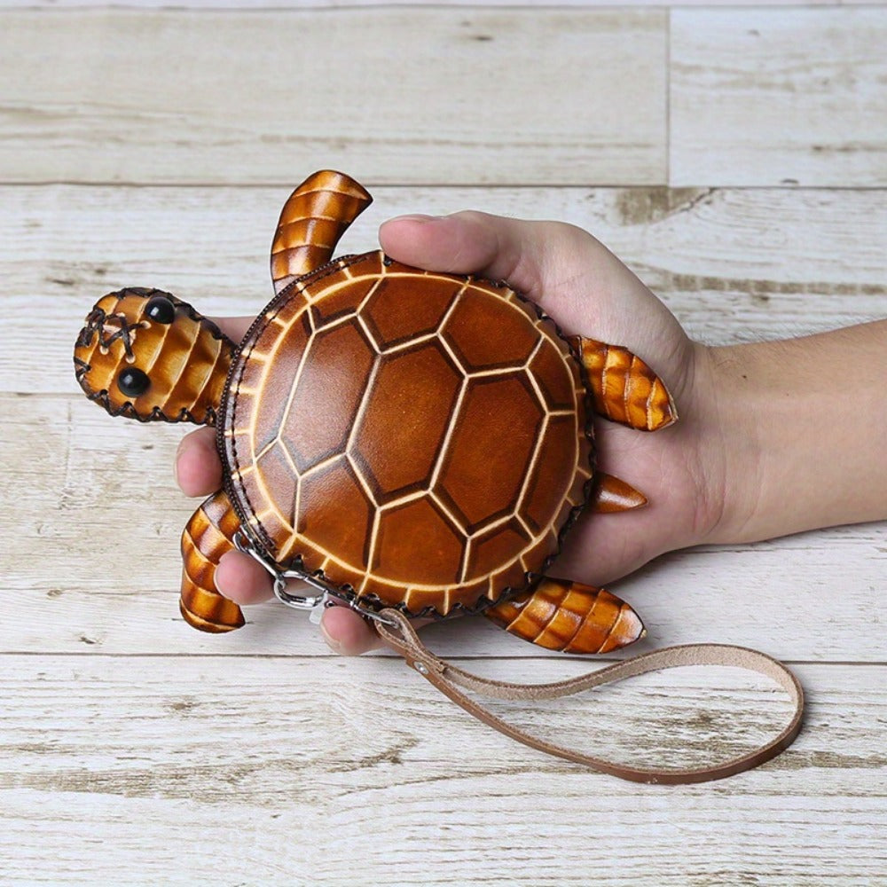 Women's Wallet – Handcrafted Retro Turtle Coin In | Bag Vero – detail view 22