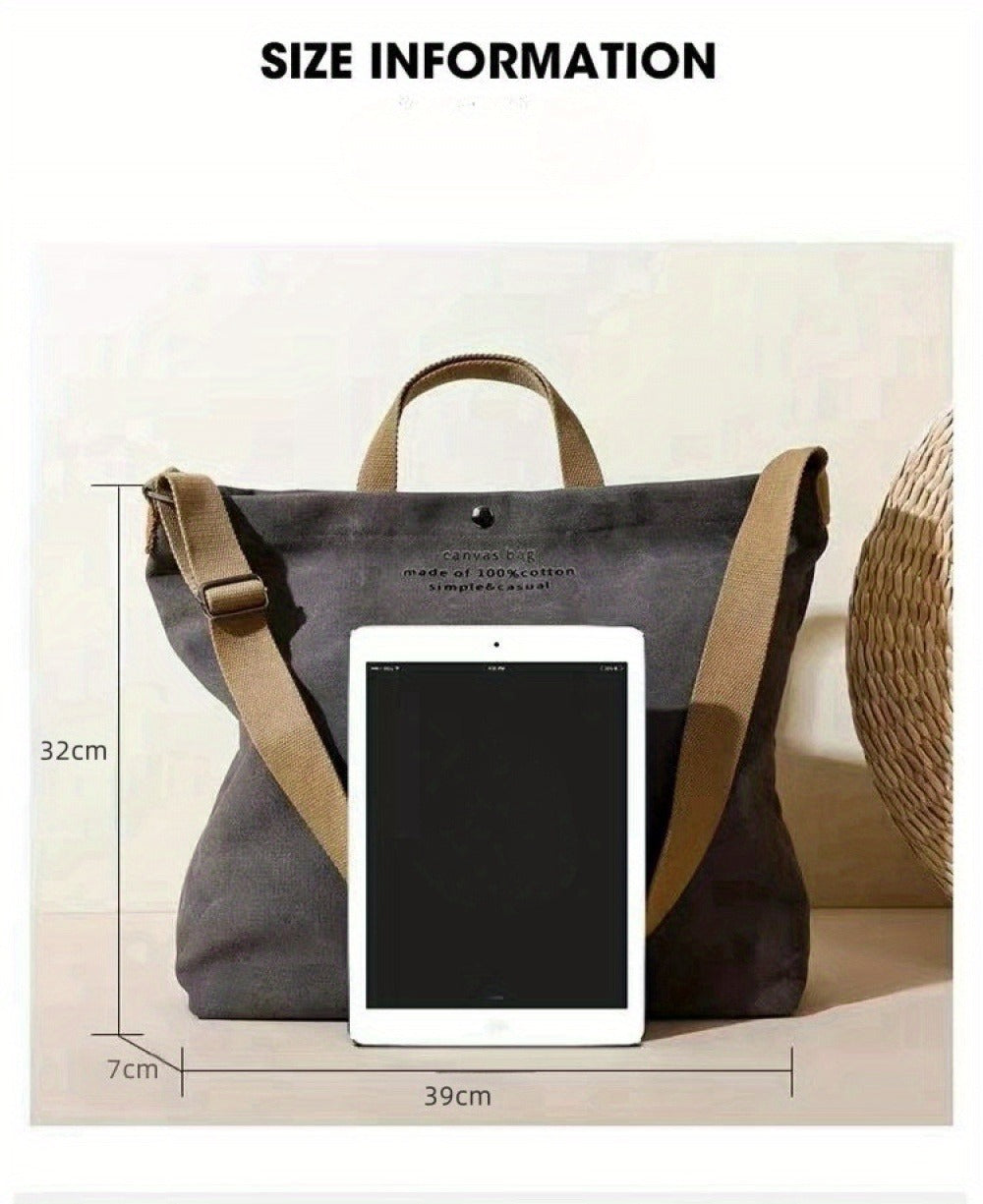 Fall Retro Crossbody Bag Men's And Women's Tote Bag Commuter Bag Student Shoulder Bag, Work Bag, Large Capacity Tote Bag Zipper Upgraded Perfect Gift Tote Bag for Women