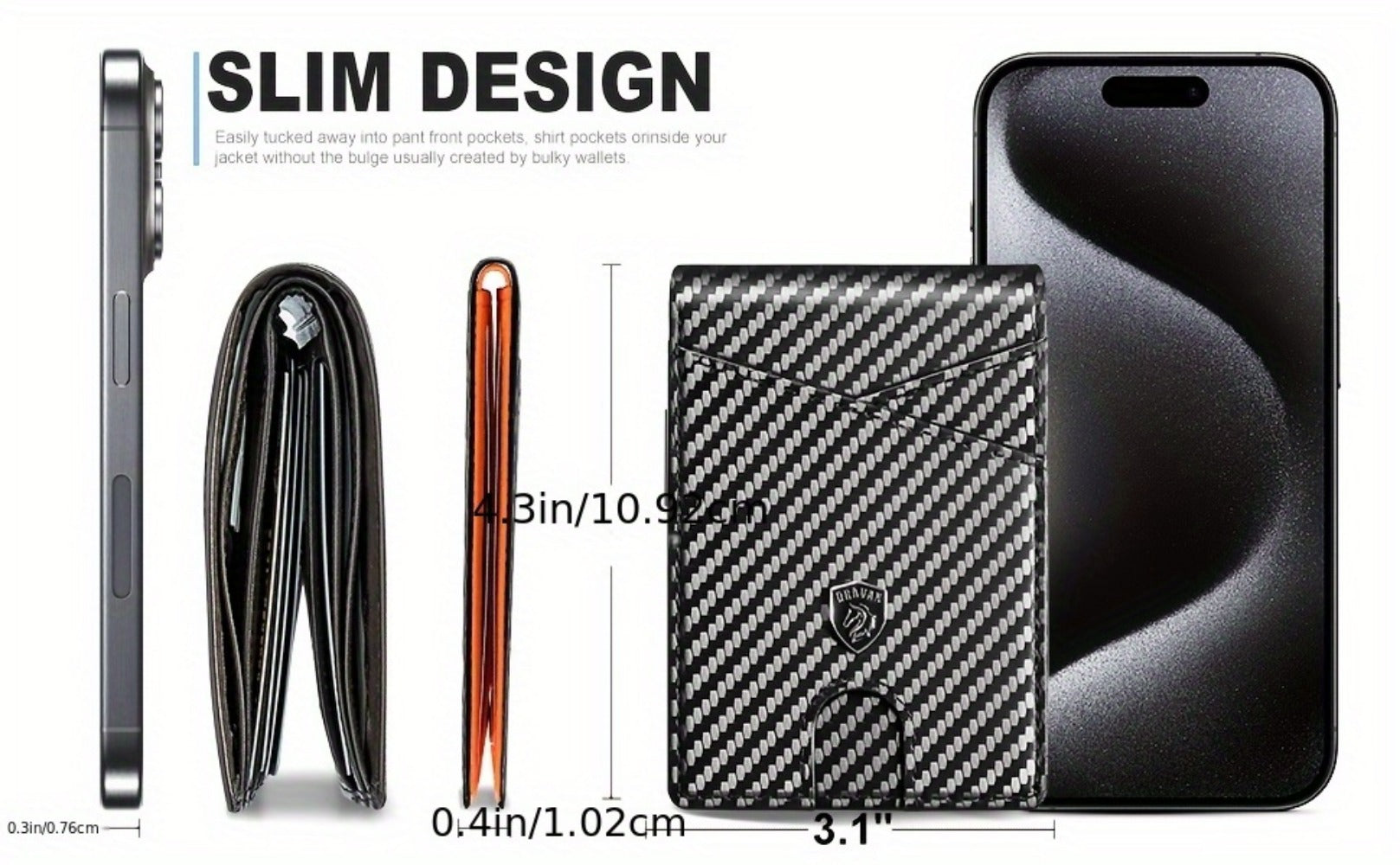 Men's Wallet – RFID Blocking, for Everyday Use | Bag Vero – detail view 19