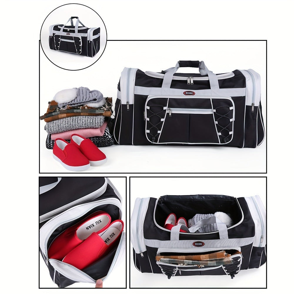 Gym Duffel Bag – 72L, Polyester, Foldable, Lightweight | Bag Vero – detail view 6