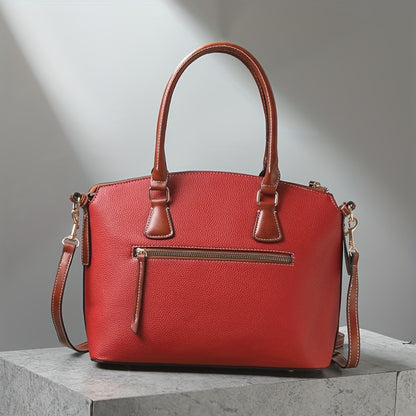 Crossbody Bag for Women – Textured Satchel Vintage Western Colorblock | Bag Vero – detail view 17