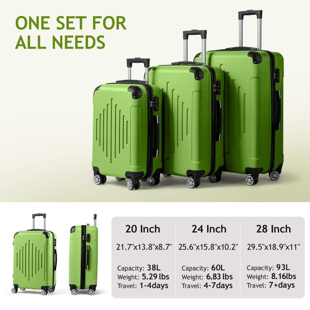 Luggage Set – 3 Piece, Spinner Wheels, TSA Lock, Lightweight | Bag Vero – detail view 25