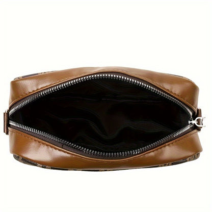 New Stylish And Elegant Women'S Shoulder Bag, Featuring an 'M' Badge, Adjustable Strap Length, Zipper Closure, Can Be Used As a Phone Bag Or Coin Purse, Suitable for Daily Travel And Shopping.