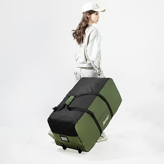Foldable Wheeled Storage Bag, Travel Bag, Can Be Used for Travel And Studying Abroad to Pack Luggage, Luggage Bag Can Be Used for Moving Clothes And Blankets, Can Be Used for Travel And School