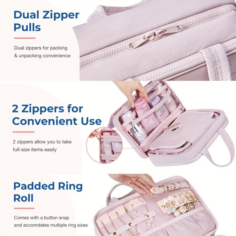 Travel Makeup Bag – PVC, Foldable, for Travel | Bag Vero – detail view 7