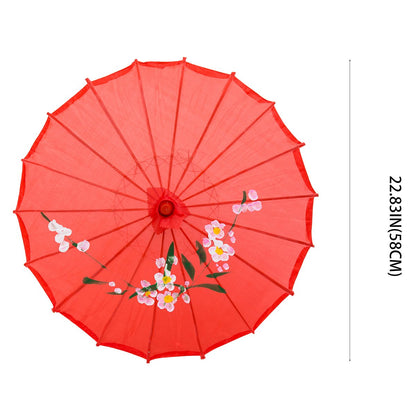 Small 22" Japanese Chinese Umbrella Parasol Ideal for Weddings, Parties, Photography, Costumes, Cosplay, and Decorative Events
