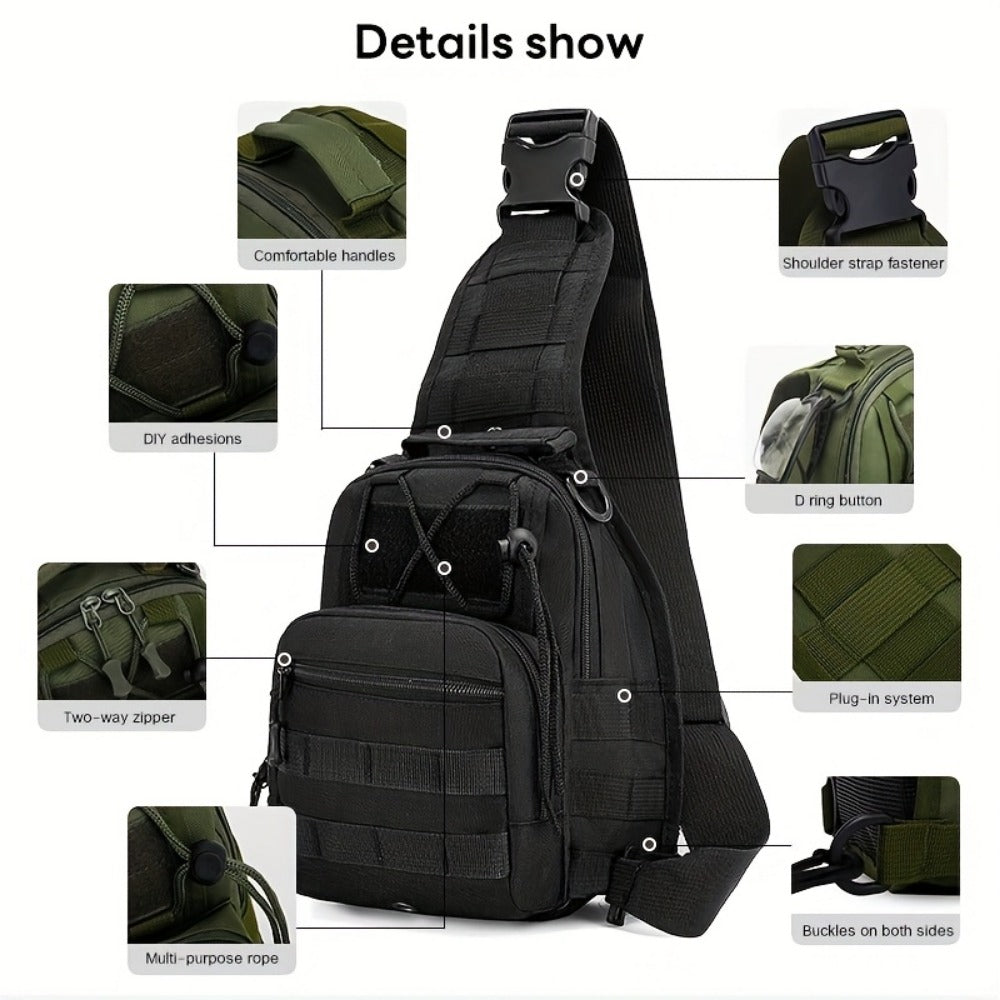 Sling Bag – for Travel, Oxford Cloth Chest Phone Pocket | Bag Vero – detail view 22