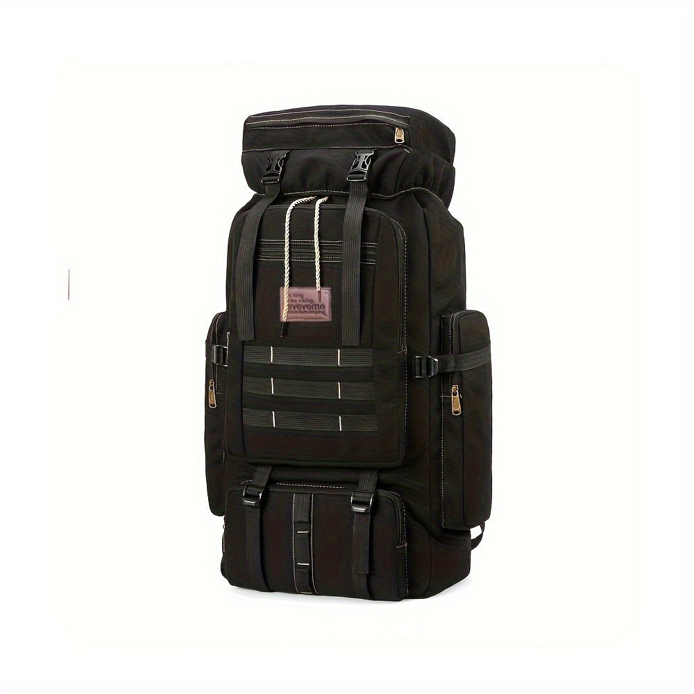 1pc 23.78gal Hiking Daypack Backpack Canvas Hydration Pack for Men And Women Climbing Outdoor Sport Large Capacity Sport Fitness Bag Gym Bag Halloween Black Friday Christmas Thanksgiving Gift