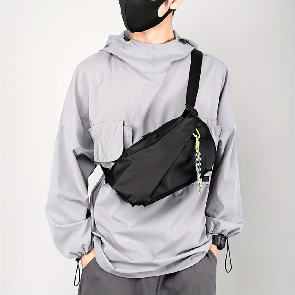 Men's Crossbody Bag – Nylon, Large Capacity, for Everyday Use | Bag Vero – detail view 20