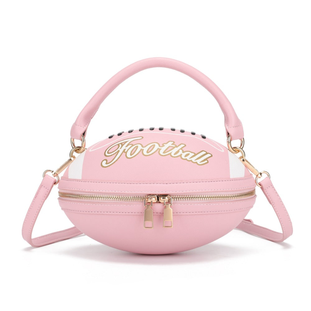 Crossbody Bag for Women – Denim, American Football Style Novelty Rugby | Bag Vero – detail view 27