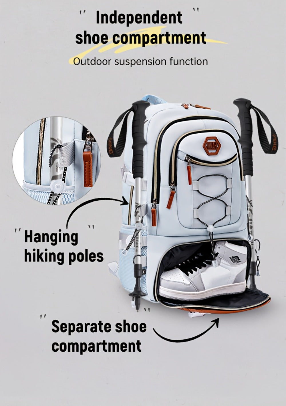Chic Travel Backpack Suitable for Both Genders - Ideal for Work Commutes And Leisure Journeys, Featuring a USB Charging Port for Convenient Use While Traveling