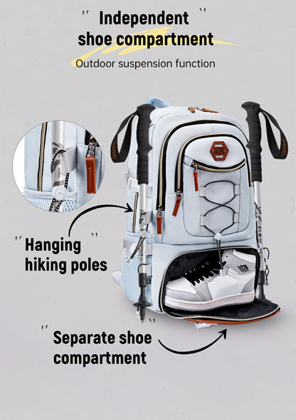 Chic Travel Backpack Suitable for Both Genders - Ideal for Work Commutes And Leisure Journeys, Featuring a USB Charging Port for Convenient Use While Traveling