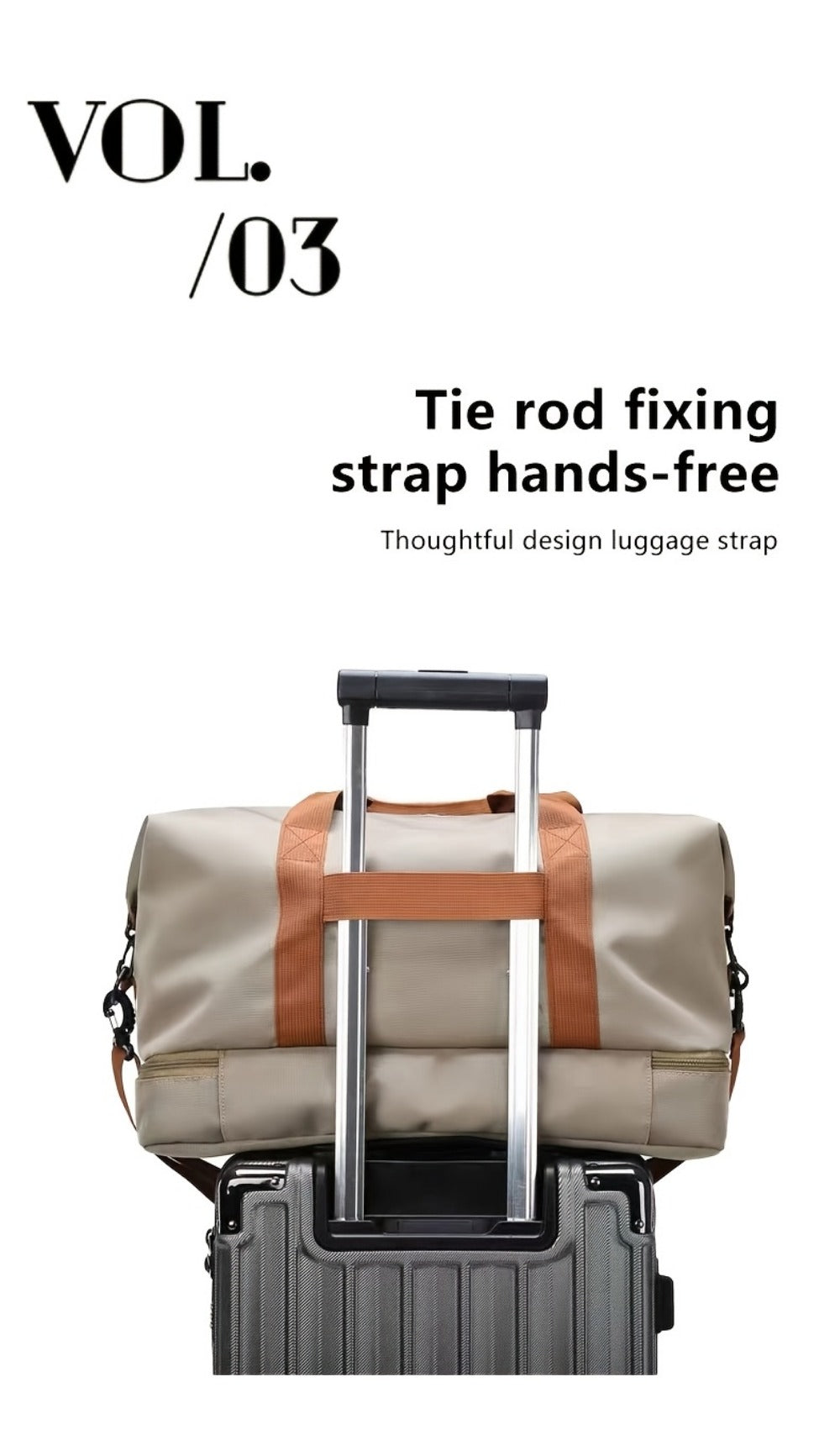 Men's Crossbody Bag – for Travel & Everyday Use, Spacious Gym Fitness Short Trips | Bag Vero – detail view 23