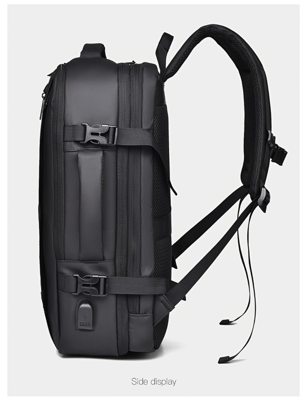 Backpack for Women – Nylon, Convertible, Multi-Pocket, for Travel & Work | Bag Vero – detail view 35