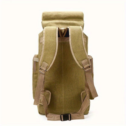 1pc 23.78gal Hiking Daypack Backpack Canvas Hydration Pack for Men And Women Climbing Outdoor Sport Large Capacity Sport Fitness Bag Gym Bag Halloween Black Friday Christmas Thanksgiving Gift