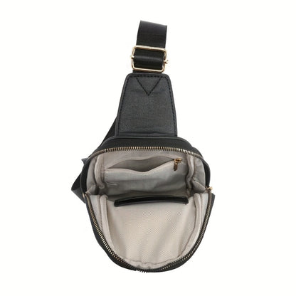 RAGSTO Women's Small Crossbody Bag, Fashionable Crossbody Waist Bag, Women's Chest Bag, Suitable for Running, Commuting, Hiking, Shopping, And Dog Walking