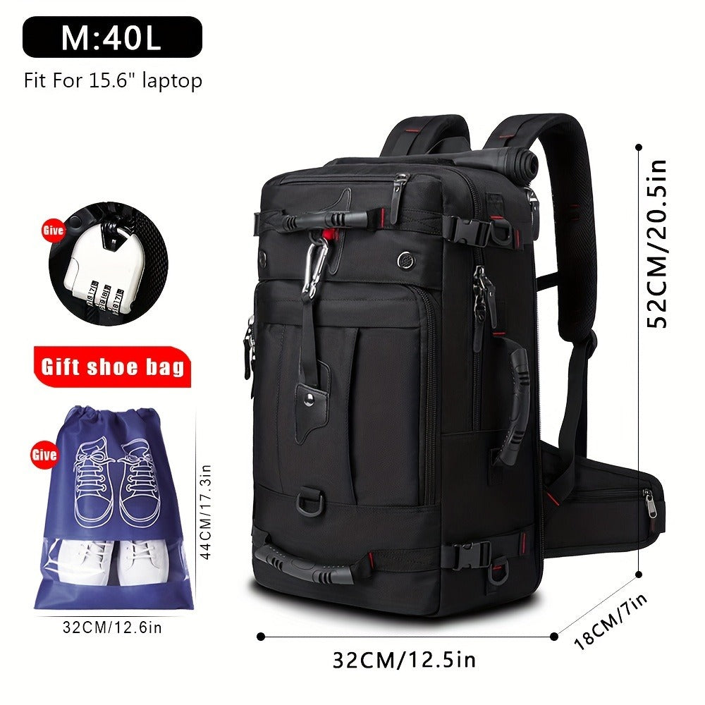 Laptop Backpack – 17.3 Inch, Combination Lock, for Travel & School | Bag Vero – detail view 5