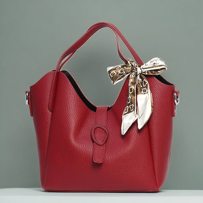 [Versatile Handbag] Versatile Elegant Hand-held Bag | High-end Commuting Crossbody Hand-carried Dual-purpose Fashionable Single-shoulder Handbag, Shopping Bag