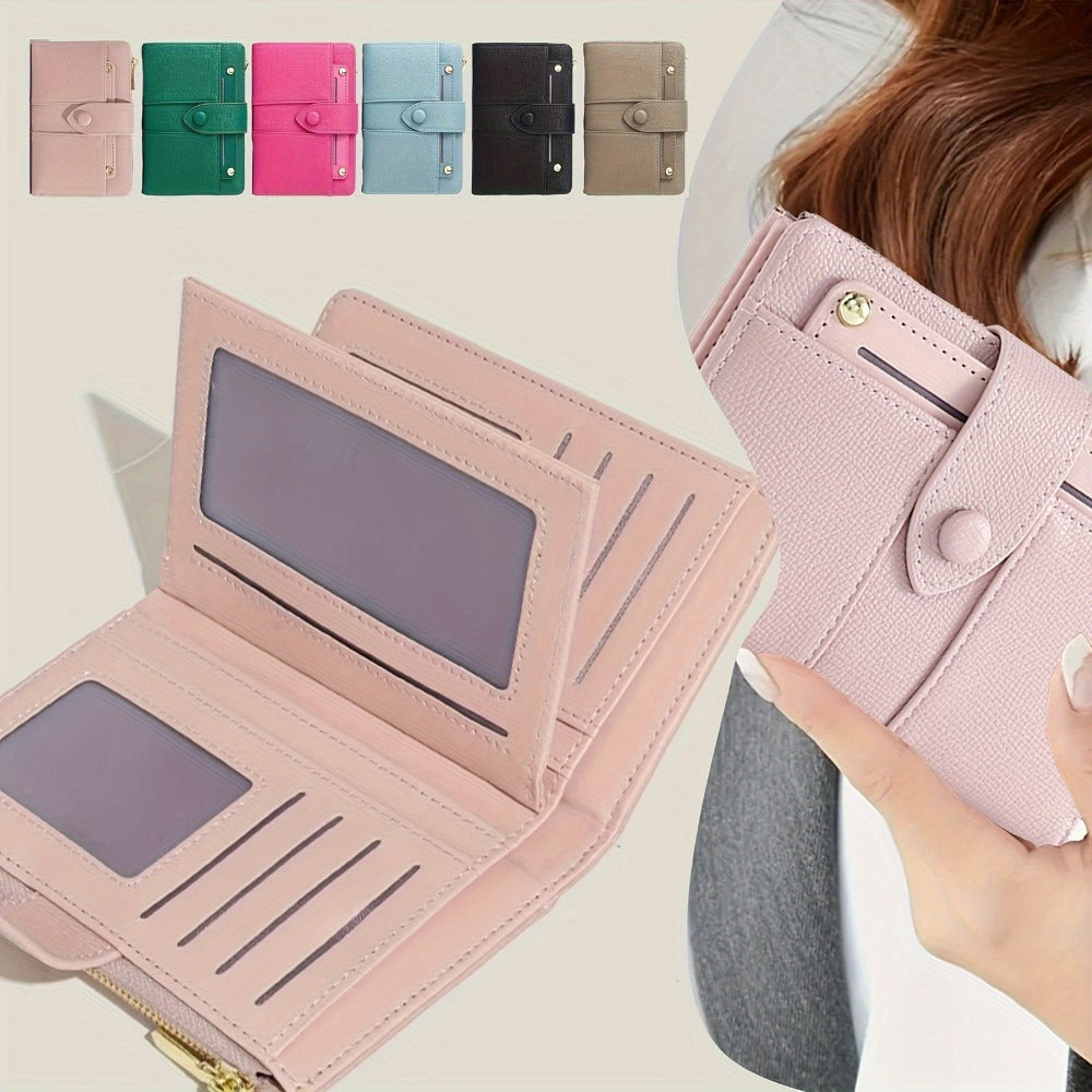 New Wallet Multi-function Card Holder Women's Short Slim Wallet Easter Gift, Mother's Day Gift, Women's Wallet, Passport Holder, Travel, Card Holder, Cheap, Women's Bag, Card Holder, Coin Purse, Fashionable And Versatile, Multiple Card Slots