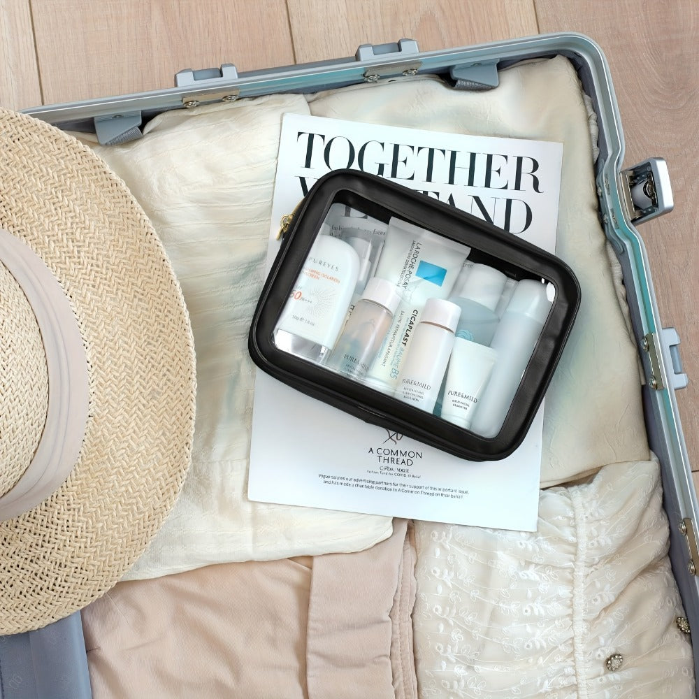 Travel Makeup Bag – Clear, Transparent, for Travel | Bag Vero – detail view 15