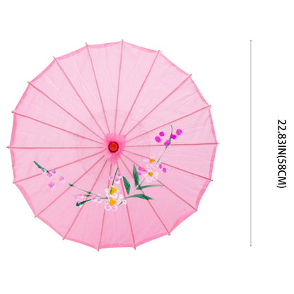 Small 22" Japanese Chinese Umbrella Parasol Ideal for Weddings, Parties, Photography, Costumes, Cosplay, and Decorative Events
