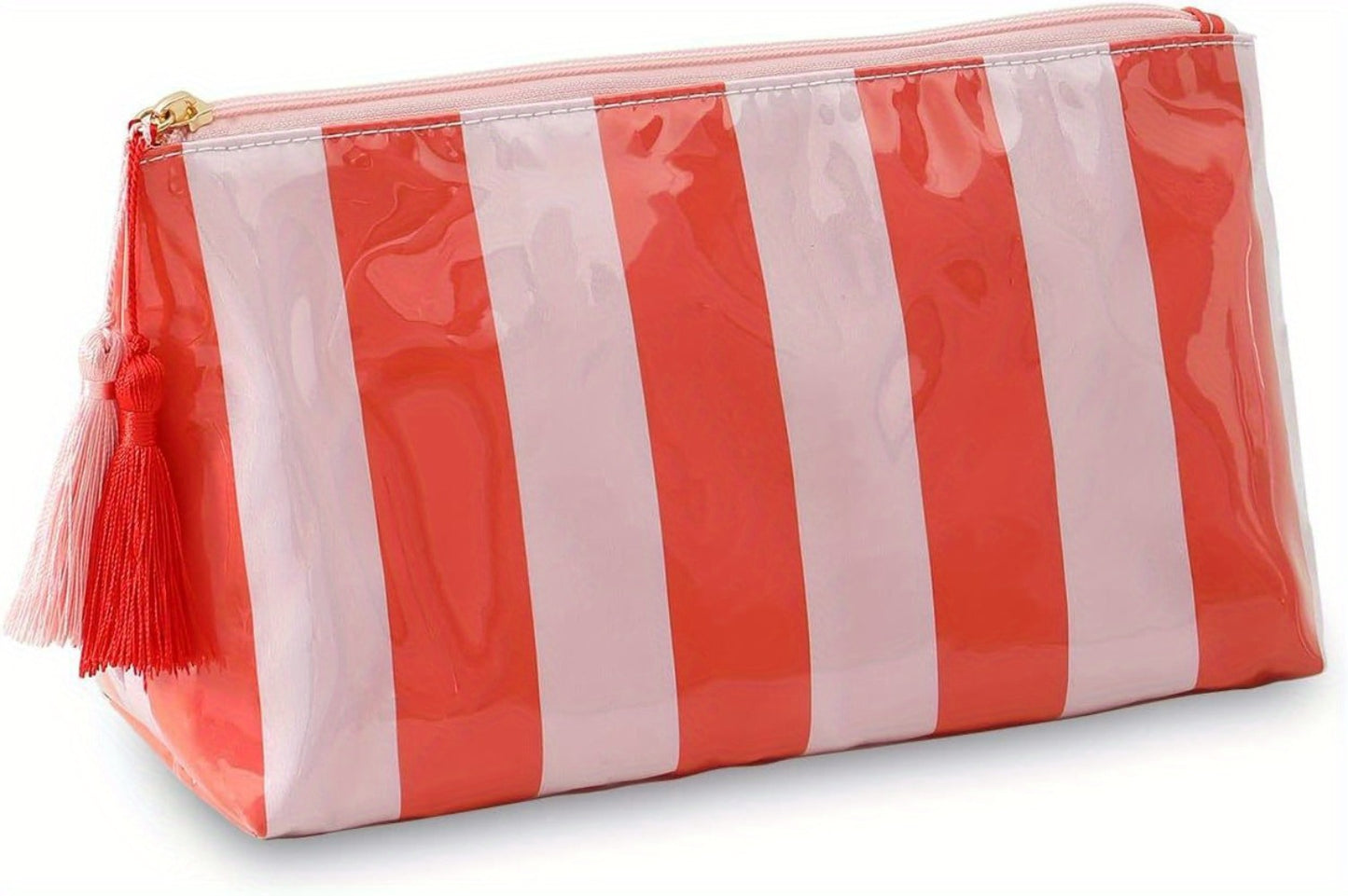Makeup Bags for Purse, Small Coated Bags for Women, Travel Organizer Zipper Pouch Beach Vacation Essentials
