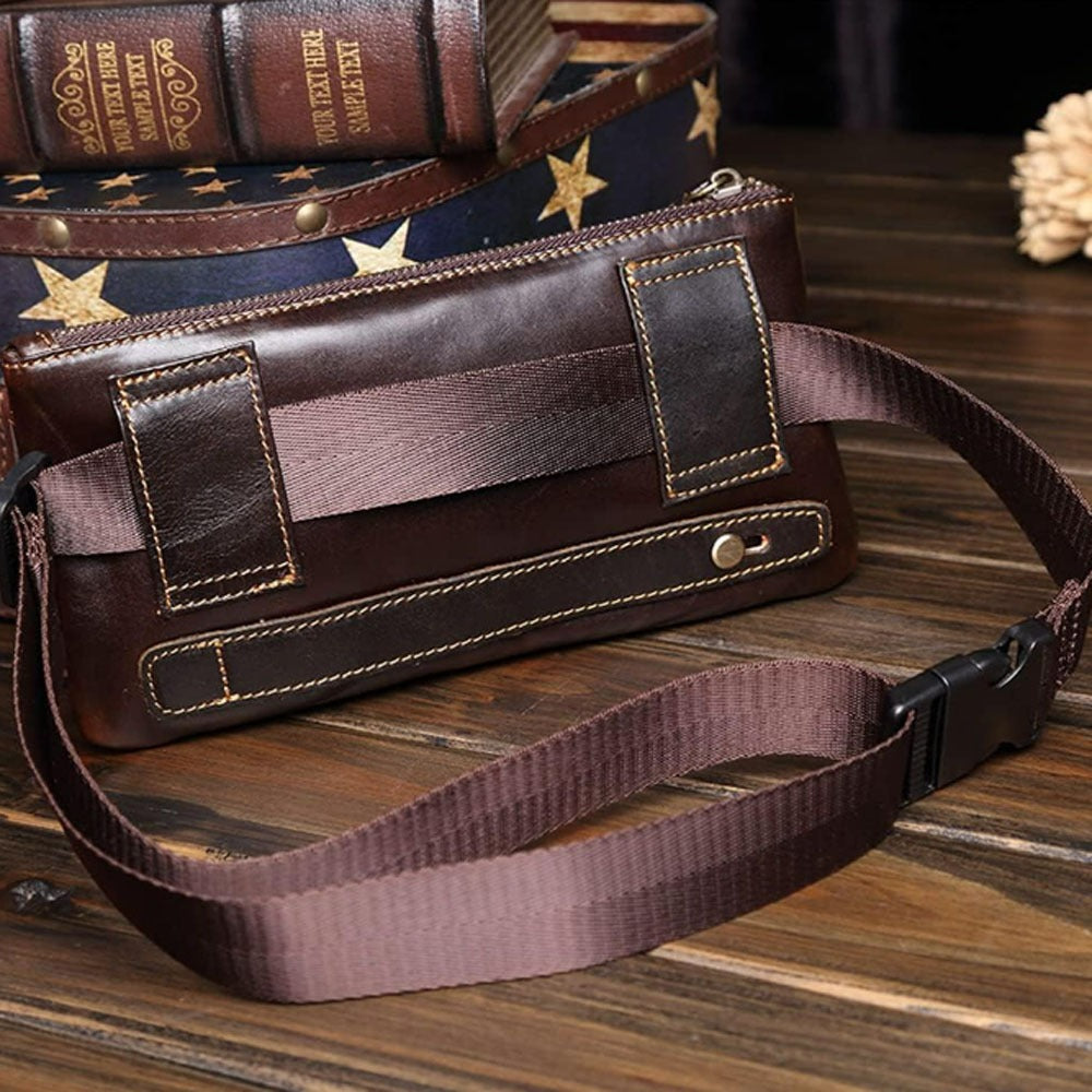 Waist Bag – Genuine Leather, Genuine Leather Waist Vintage Crazy | Bag Vero – detail view 19