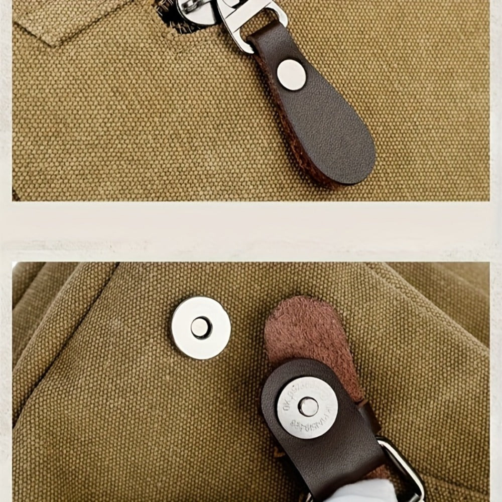 Laptop Bag – Canvas, Adjustable Strap, for Travel & School | Bag Vero – detail view 9