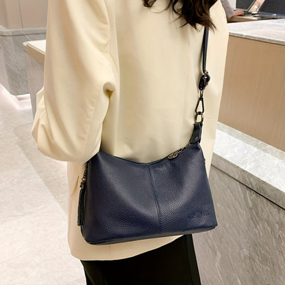 Bolsos Para Mujer Tassel Textured Genuine Genuine Leather Crossbody Bag Shoulder Bag with Adjustable Strap Daily Commuter Versatile Handbag Tote Bag for Women Large Capacity Travel Bags for Women