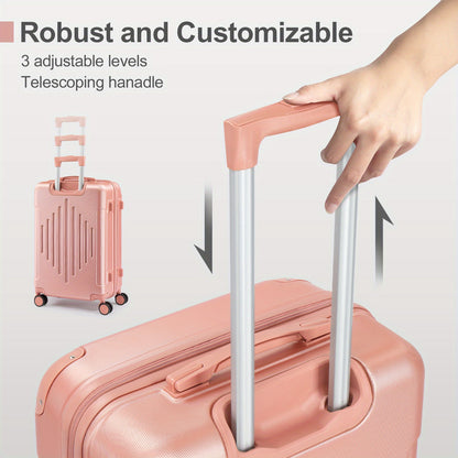 3 piece Luggage Set Wear-Resistance Hardshell Ligthwegt Spinner Wheels Suitcase Set with Tsa Lock, 3in1 Carry on luggage (20" 24" 28") for men and women
