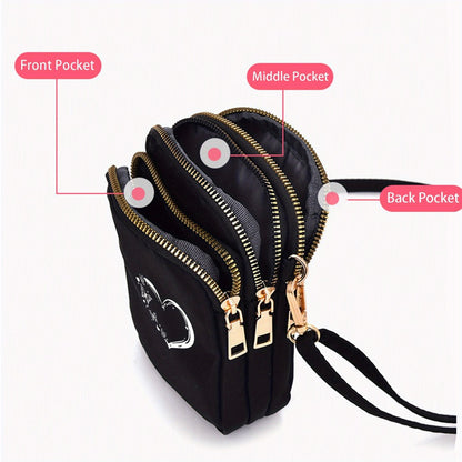 Crossbody Bag for Women – Nylon, Compact, Adjustable Strap, Lightweight | Bag Vero – detail view 7